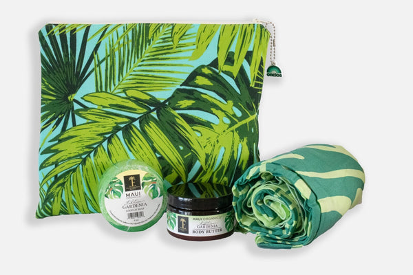 Tahitian Gardenia Sarong Gift Bag Bundle Island-Essence-Cosmetics 