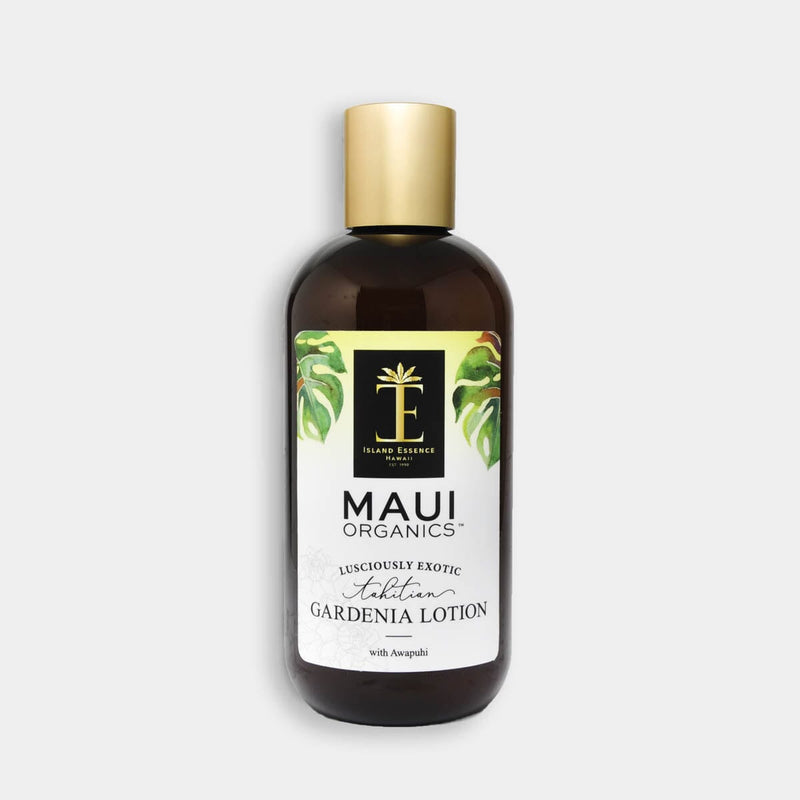 Maui Organics Lotion Eco Refill--8 Tropical Fragrances Lotion Island-Essence-Cosmetics 128oz. Tahitian Gardenia 