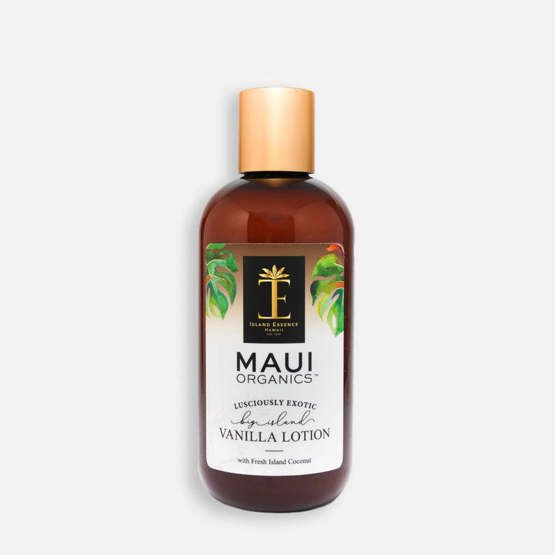 Maui Organics Lotion Eco Refill--8 Tropical Fragrances Lotion Island-Essence-Cosmetics 128oz. Big Island Vanilla 