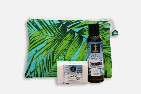 Coconut Oil & Soap Gift Collection with Oneloa Bag Bundle Island-Essence-Cosmetics 
