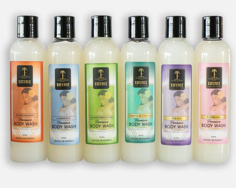 Vintage Body Wash Original Formula--8 Varieties Body Wash Island-Essence-Cosmetics 