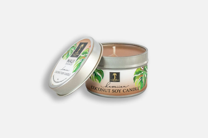 Soy Travel Candle--5 Tropical Scents candle Island-Essence-Cosmetics Hawaiian Coconut 