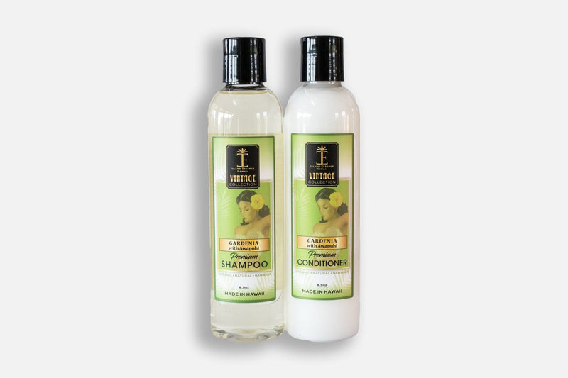 Shampoo & Conditioner Duo--5 Varieties Bundle Island Essence Gardenia 