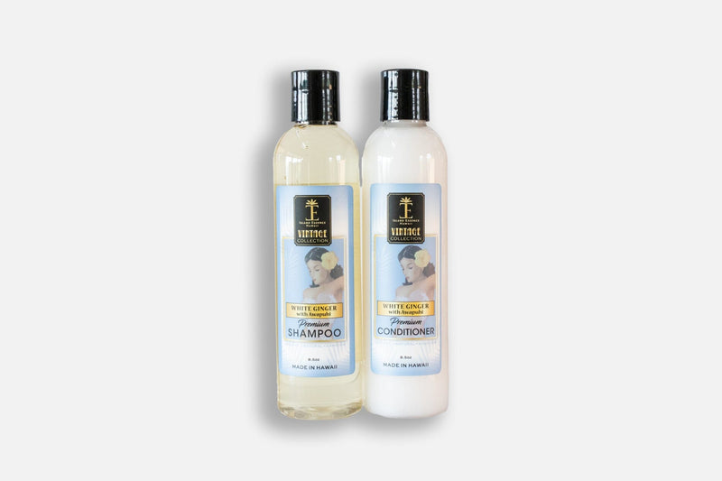 Shampoo & Conditioner Duo--5 Varieties Bundle Island Essence White Ginger 