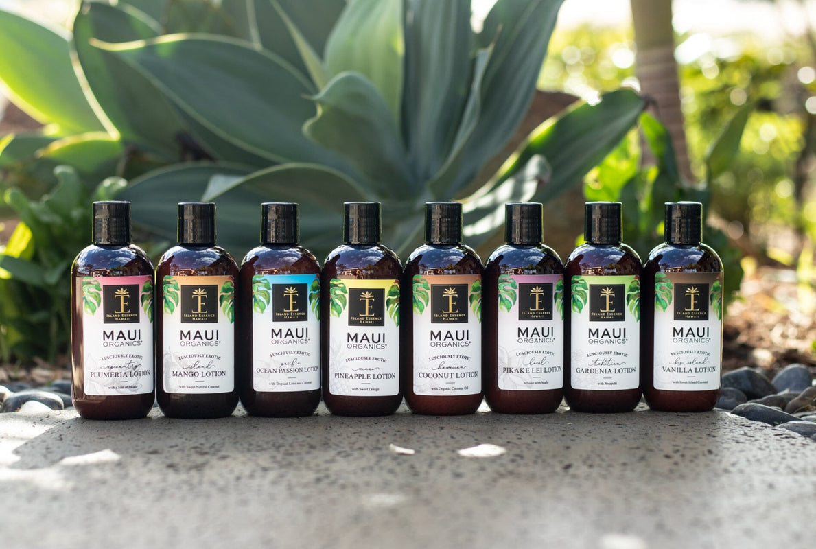 Maui Organics Lotion--8 Tropical Scents Lotion Island-Essence-Cosmetics 