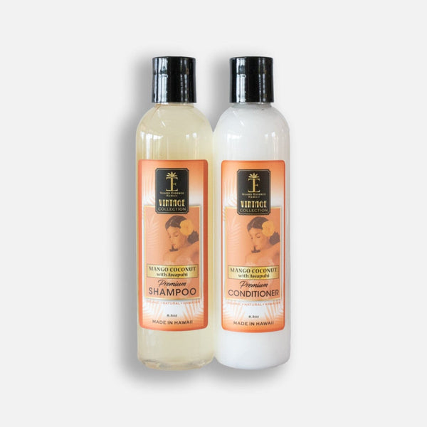 Shampoo & Conditioner Duo--5 Varieties Bundle Island Essence Mango Coconut 