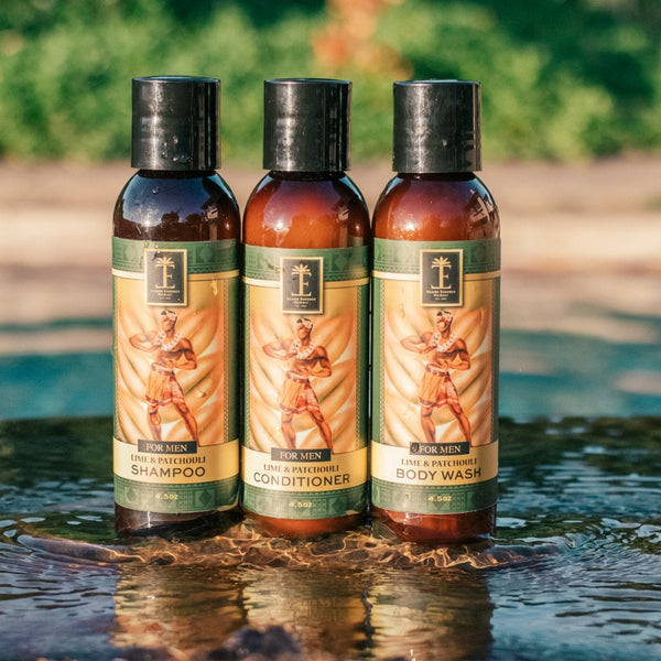 Men’s Tropical Lime & Patchouli Trio Bundle Island-Essence-Cosmetics 