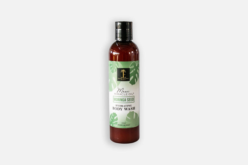 Maui Miracle Body Wash--4 Varieties Body Wash Island-Essence-Cosmetics Moringa Seed Hydrating 