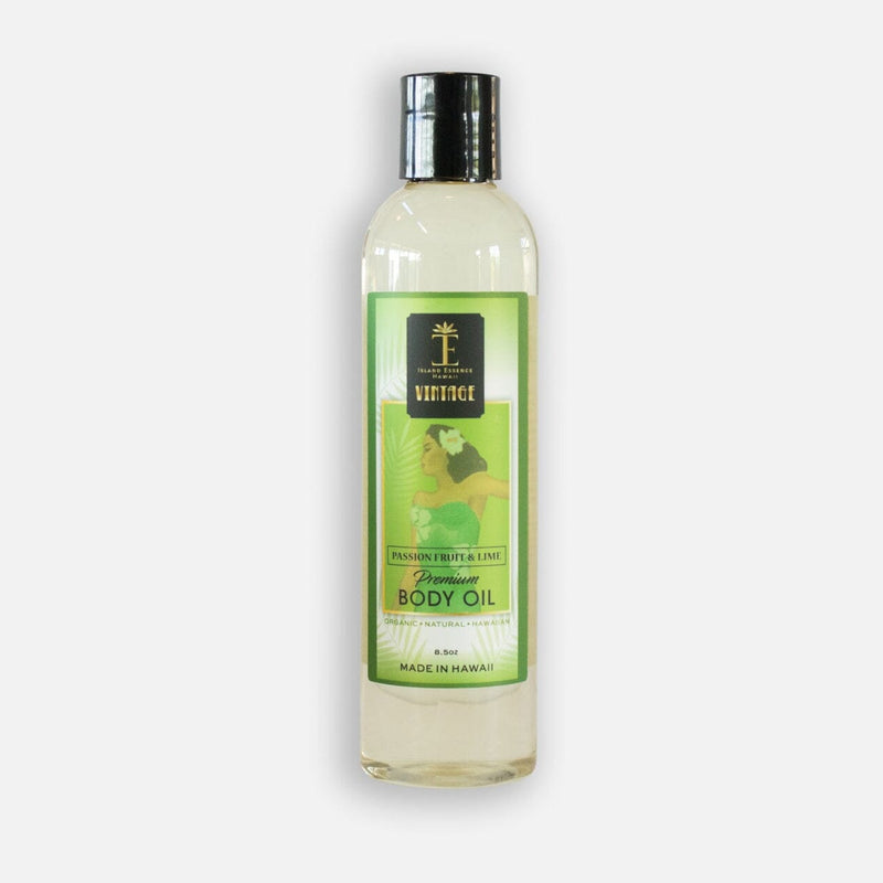 Vintage Body Oil--8 Varieties Island-Essence-Cosmetics Passionfruit & Lime 