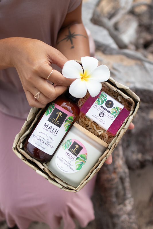 Plumeria Soap Soy Candle Lotion Hawaii