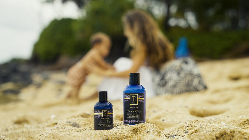 Hawaiian Lavender Rosemary Lotion with Lemon Balm-Natural Repellant Lotion Island-Essence-Cosmetics 