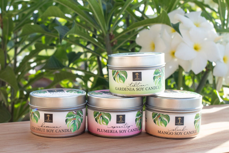 Soy Travel Candle--5 Tropical Scents candle Island-Essence-Cosmetics 