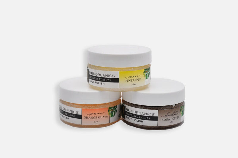 Maui Organics Body Polish 8 Tropical Varieties Body Polish Island-Essence-Cosmetics 