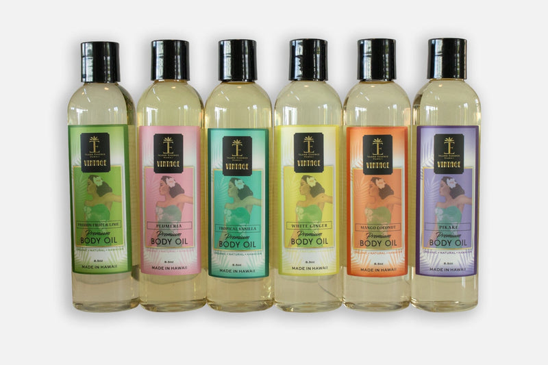 Vintage Body Oil--8 Varieties Island-Essence-Cosmetics 