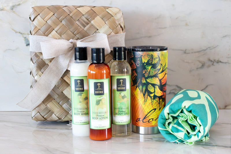Passionfruit Deluxe Sarong Basket Island Essence 