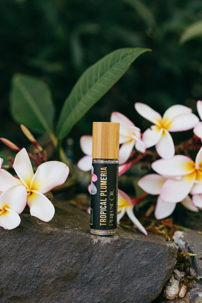 Perfume Oil--5 Varieties Perfume Oil Island-Essence-Cosmetics Tropical Plumeria 
