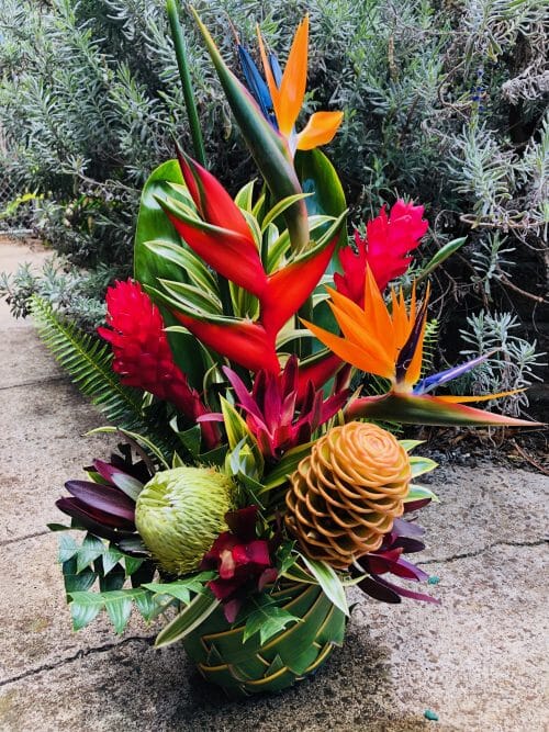 Aloha Basket--share the Aloha with Maui's Finest Flowers Flowers Island-Essence-Cosmetics 