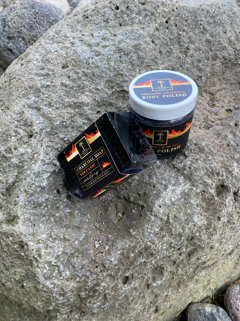 Volcanic Charcoal Pumice Soap Soap Island-Essence-Cosmetics 