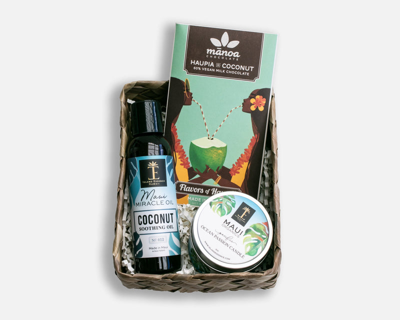 Tropical Coconut Gift Basket Bundle Island-Essence-Cosmetics 