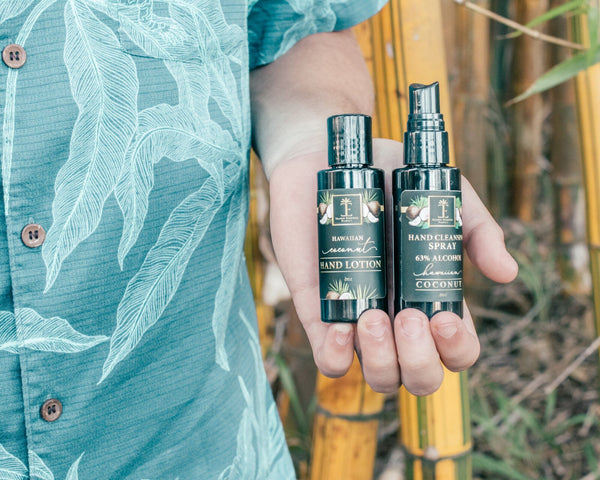 Hawaiian Coconut Hand Spray & Lotion Duo Bundle Island-Essence-Cosmetics 