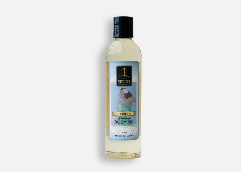 Vintage Premium Body Oils Island-Essence-Cosmetics Gardenia 