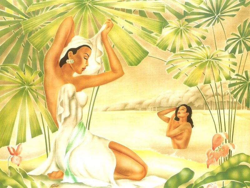 Vintage Body Wash and Body Oil Gift Collection Bundle Island-Essence-Cosmetics 