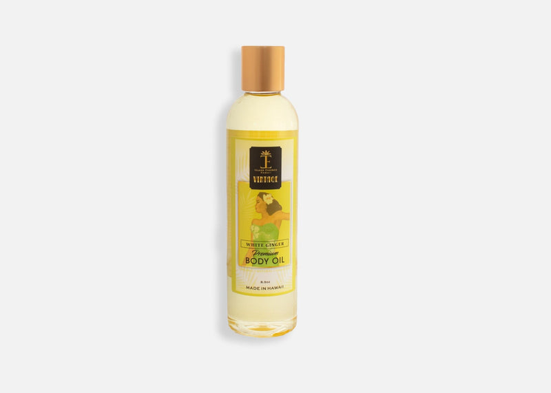 Vintage Premium Body Oils Island-Essence-Cosmetics White Ginger 