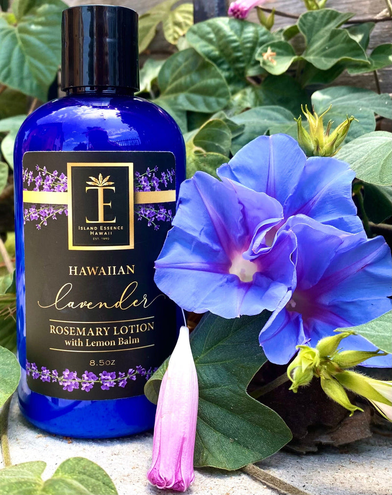 Hawaiian Lavender Rosemary Lotion with Lemon Balm-Natural Repellant Lotion Island-Essence-Cosmetics 