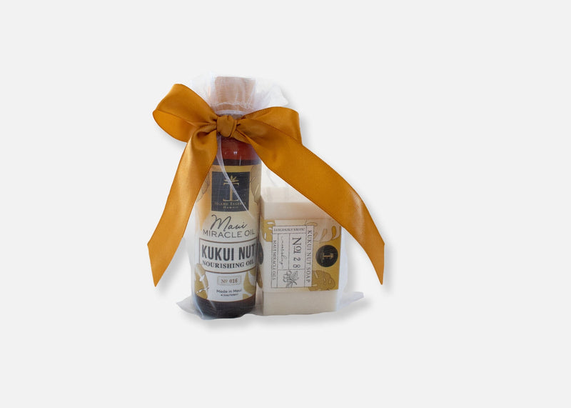Kukui Nut Nourishing Oil & Soap Duo Island-Essence-Cosmetics 