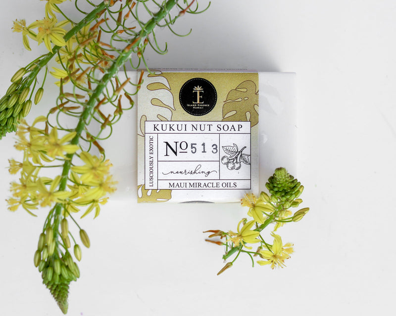 Maui Miracle Oil Soaps Island-Essence-Cosmetics Kukui Nut 