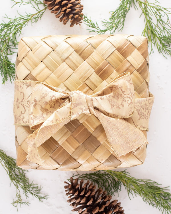 A Traditional Hawaiian Lauhala Gift Basket Bundle Island-Essence-Cosmetics 