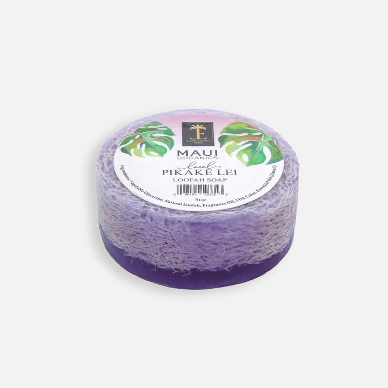 Maui Organics Loofah Soap Soap bar Island-Essence-Cosmetics Local Pikake Lei 