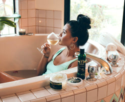 Maile Bath Crystals with Hawaiian Sea Salt--Rainforest Collection Bath Crystals Island-Essence-Cosmetics 