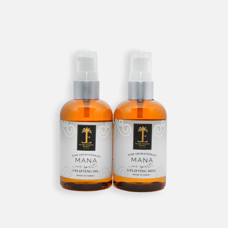 Hawaiian Aromatherapy Oil & Mist Duos Island Essence Mana (Earth) Grounding 