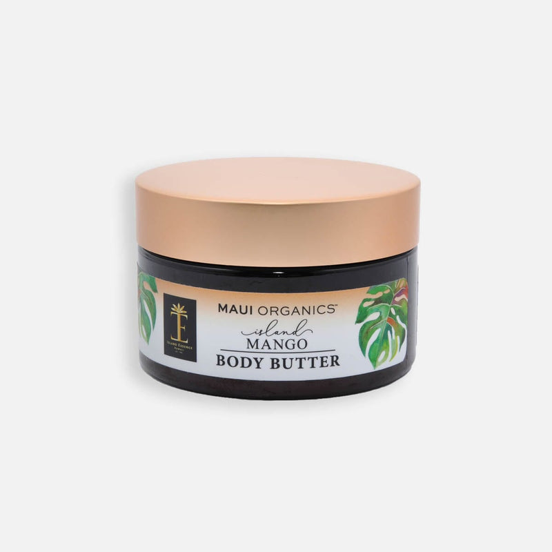 Island Mango Body Butter, Soap, and Lotion in a Coral Oneloa Bag Bundle Island Essence 