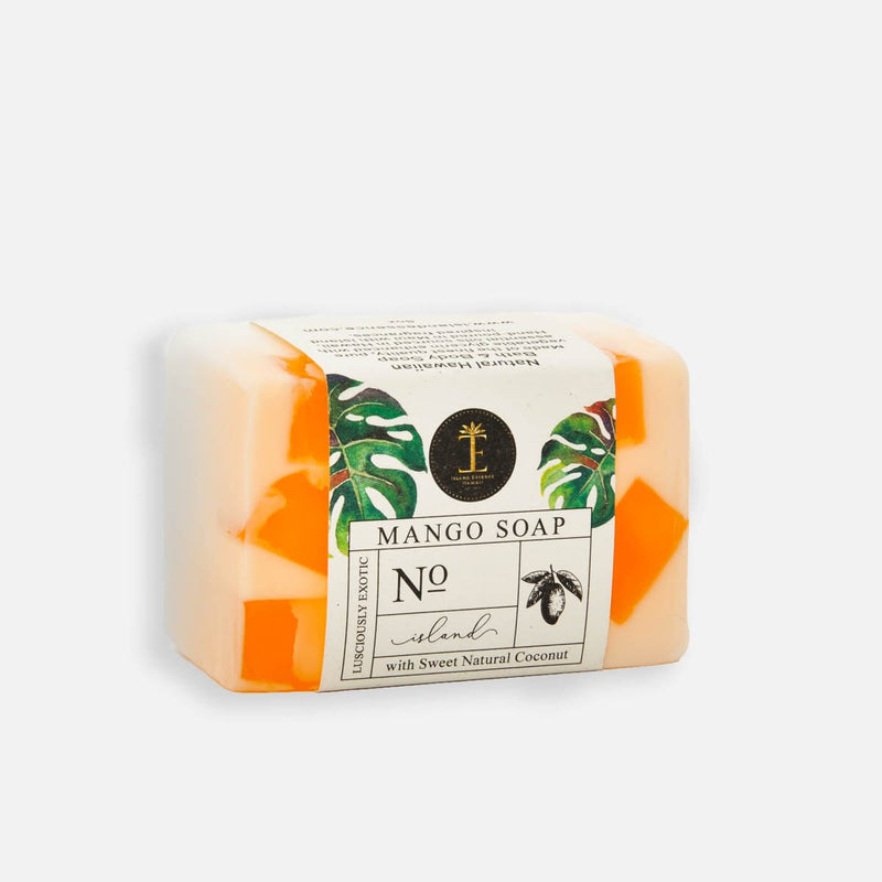 Sisal Soap Saver and Maui Organics Confetti Soap Bundle Island Essence Island Mango Confetti 