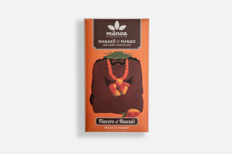 Chocolate: Mango 70% Dark Chocolate Handcrafted Bar Island Essence 