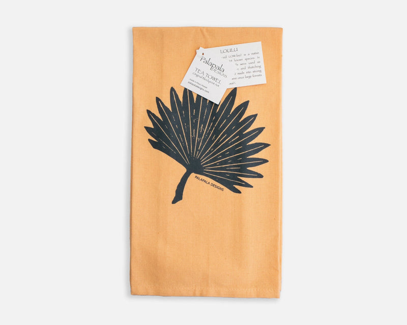 Loulu Palm Hand Towel in Mango Towel Island Essence 