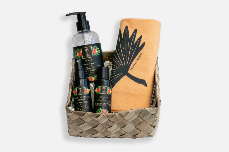 Loulu Palm Guest Bath Collection with Island Mango Towel Island Essence 