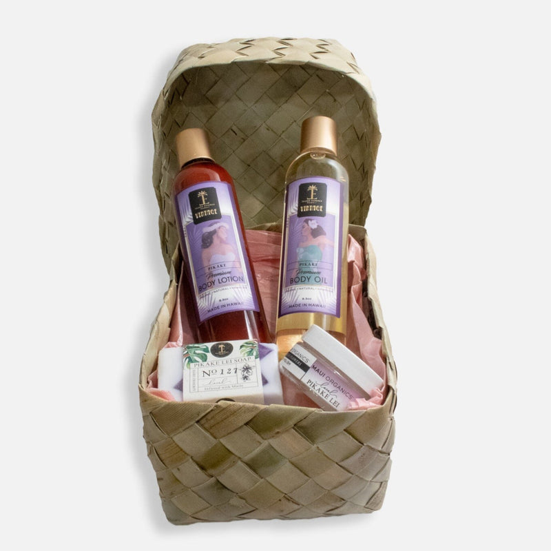 Pikake Vintage Premium Gift Basket Special Collection Island-Essence-Cosmetics 