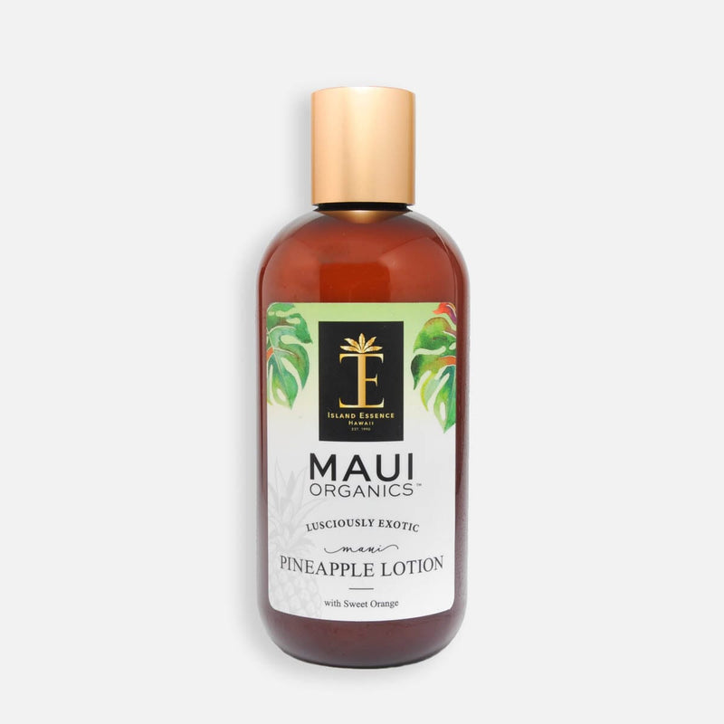 Maui Organics Lotion Eco Refill--8 Tropical Fragrances Lotion Island-Essence-Cosmetics 64oz. Maui Pineapple 