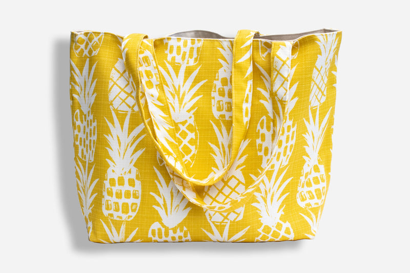 Bikinibird Maui Palm Tree Tote Bag in White