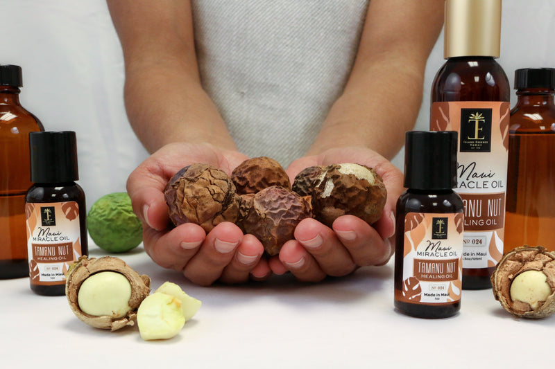 Tamanu Nut Oil & Soap Gift Collection with Bag Bundle Island-Essence-Cosmetics 