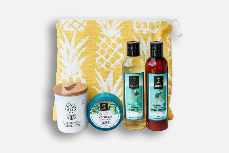 Tropical Vanilla & Banana Bread Oneloa Collection Bundle Island-Essence-Cosmetics 
