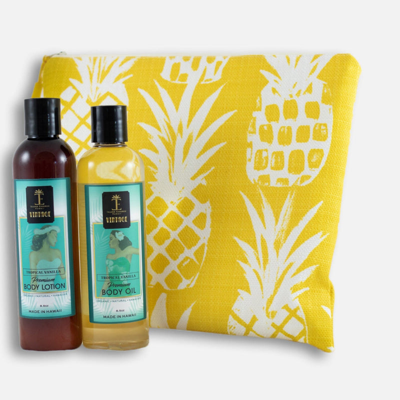 Vintage Body Lotion and Body Oil Oneloa Collection Bundle Island-Essence-Cosmetics 