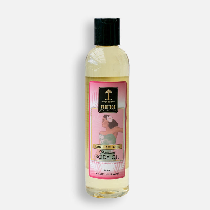 Vintage Premium Body Oil Island-Essence-Cosmetics Lokelani Rose 