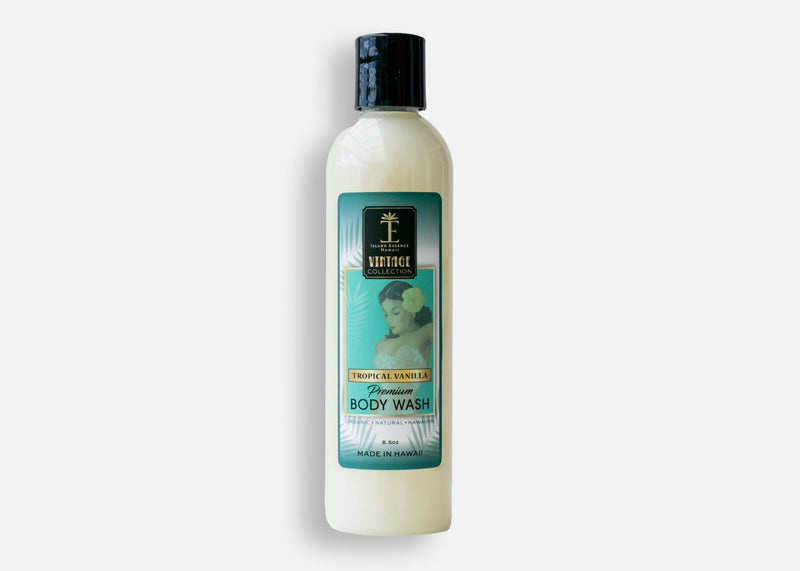 Vintage Premium Body Wash--5 Exotic Varieties Lotion Island-Essence-Cosmetics Tropical Vanilla 