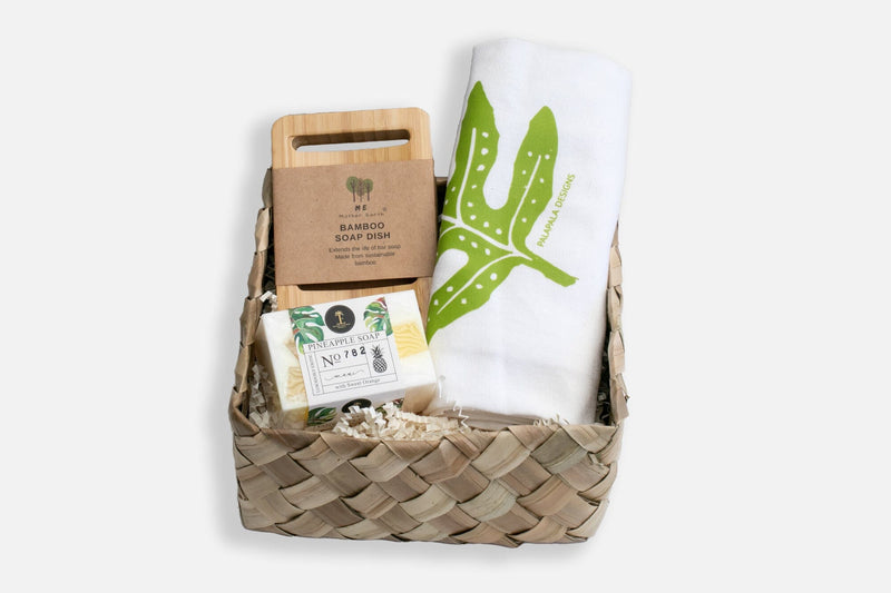Lauae Fern Guest Bath Collection with Maui Pineapple Towel Island Essence 
