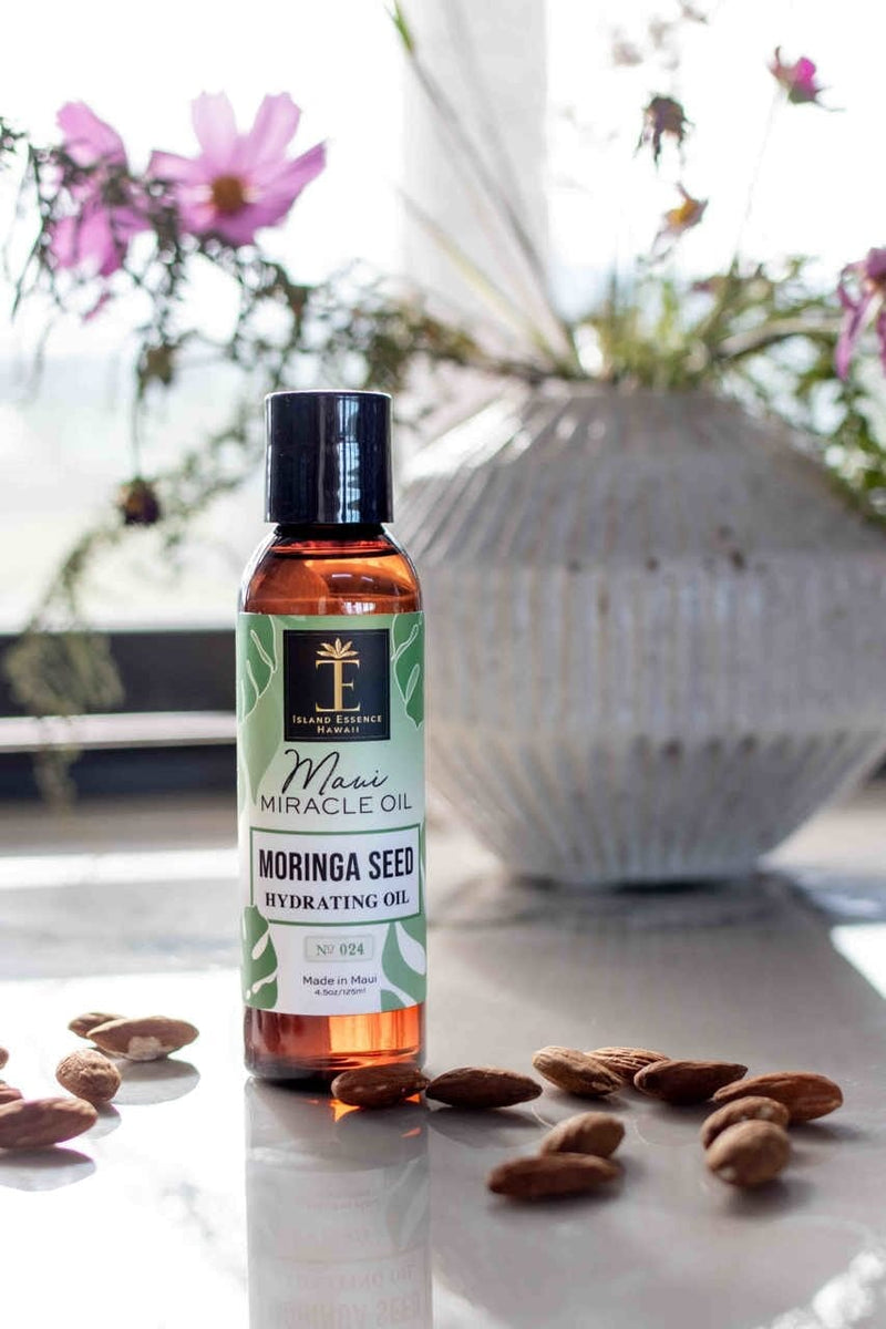 Moringa Seed Oil & Soap Gift Collection with Bag Bundle Island-Essence-Cosmetics 